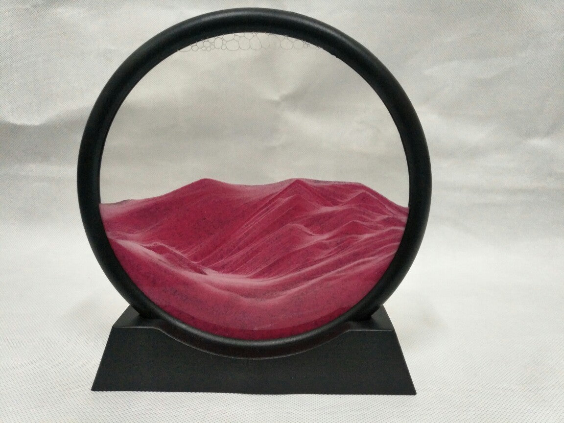 3D Quicksand Glas-Skulptur