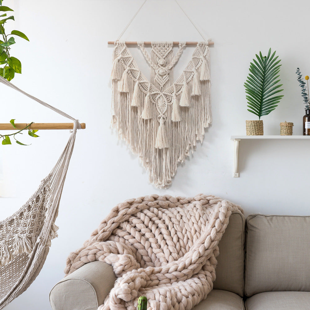 Handgewebter Boho-Wandbehang