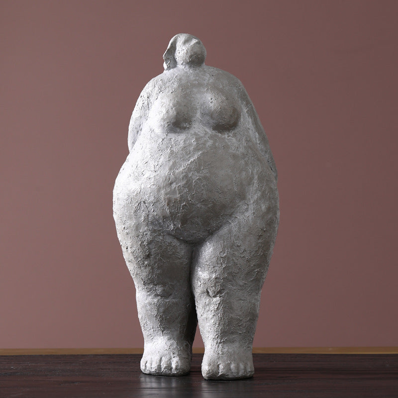 Abstrakte Frauenfigur