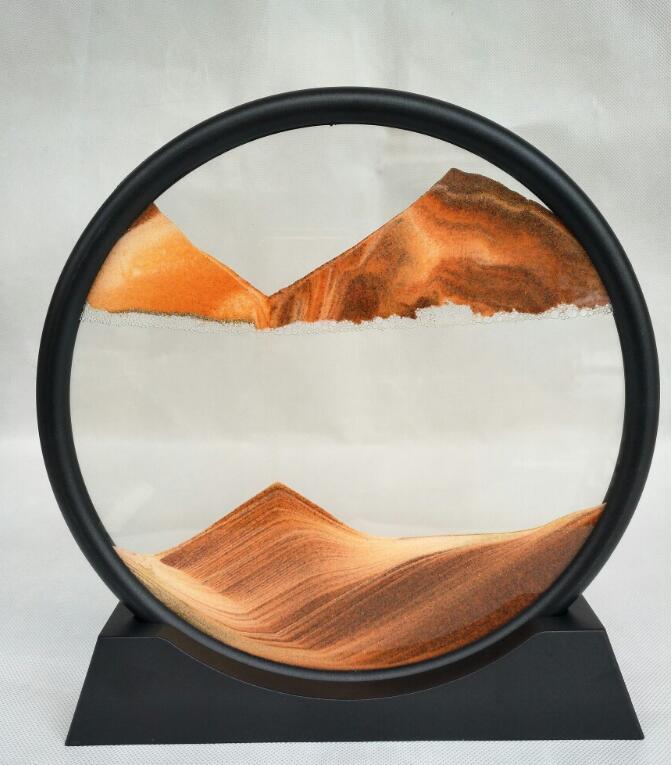 3D Quicksand Glas-Skulptur