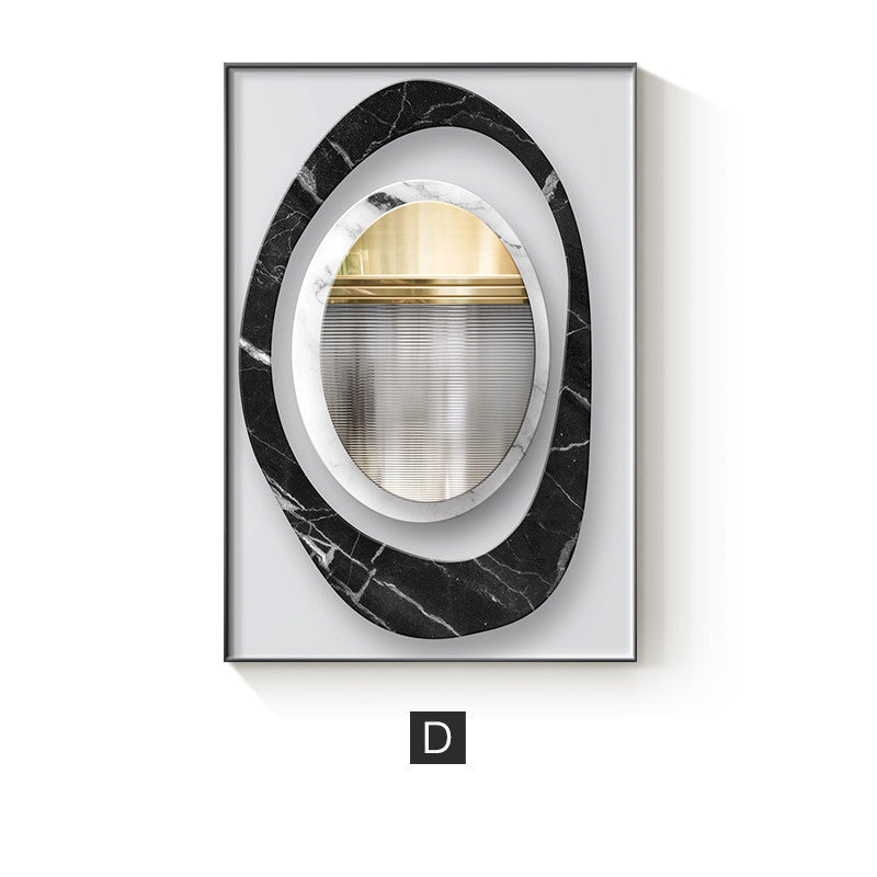 Abstraktes Geometrisches Leinwandbild