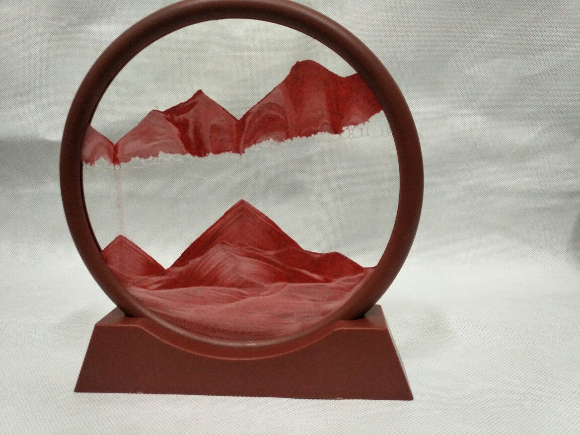 3D Quicksand Glas-Skulptur