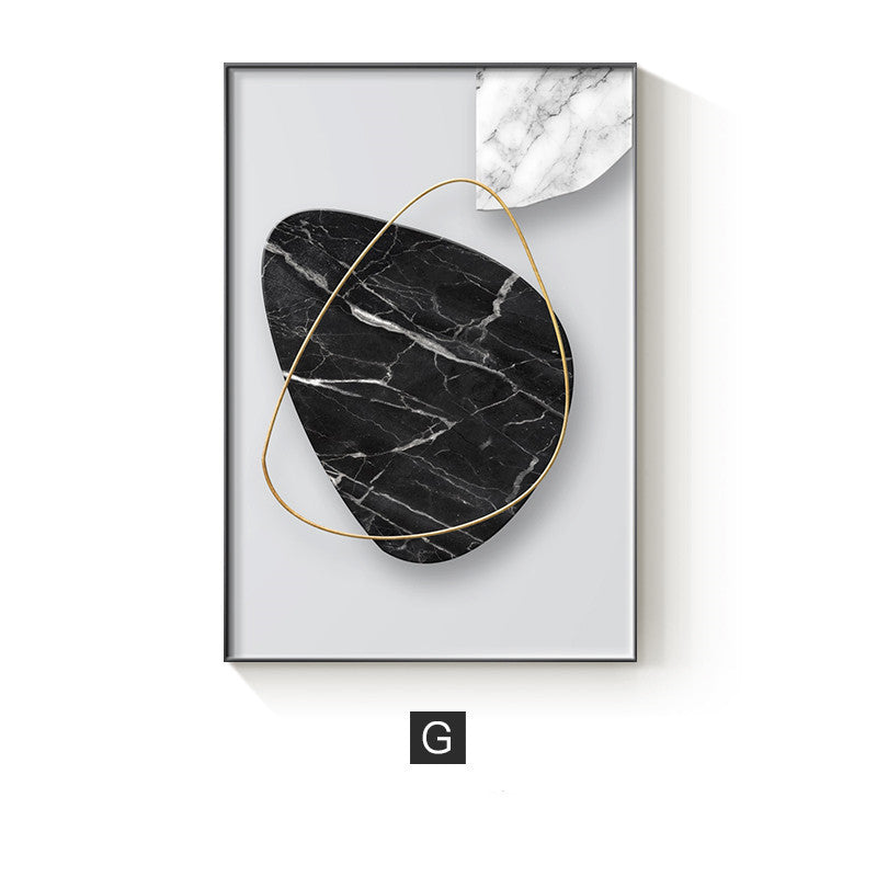 Abstraktes Geometrisches Leinwandbild