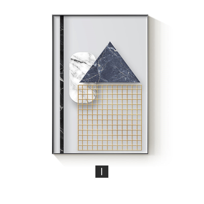 Abstraktes Geometrisches Leinwandbild